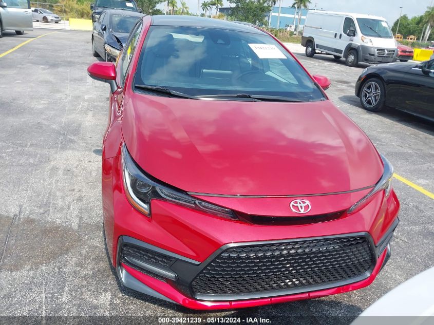 2021 Toyota Corolla Se VIN: 5YFS4MCE1MP092503 Lot: 39421239