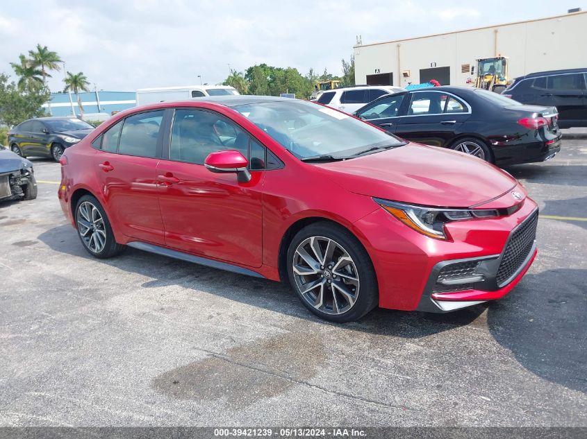 2021 Toyota Corolla Se VIN: 5YFS4MCE1MP092503 Lot: 39421239