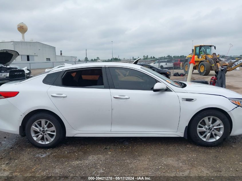 2016 Kia Optima Lx VIN: 5XXGT4L33GG094399 Lot: 39421270