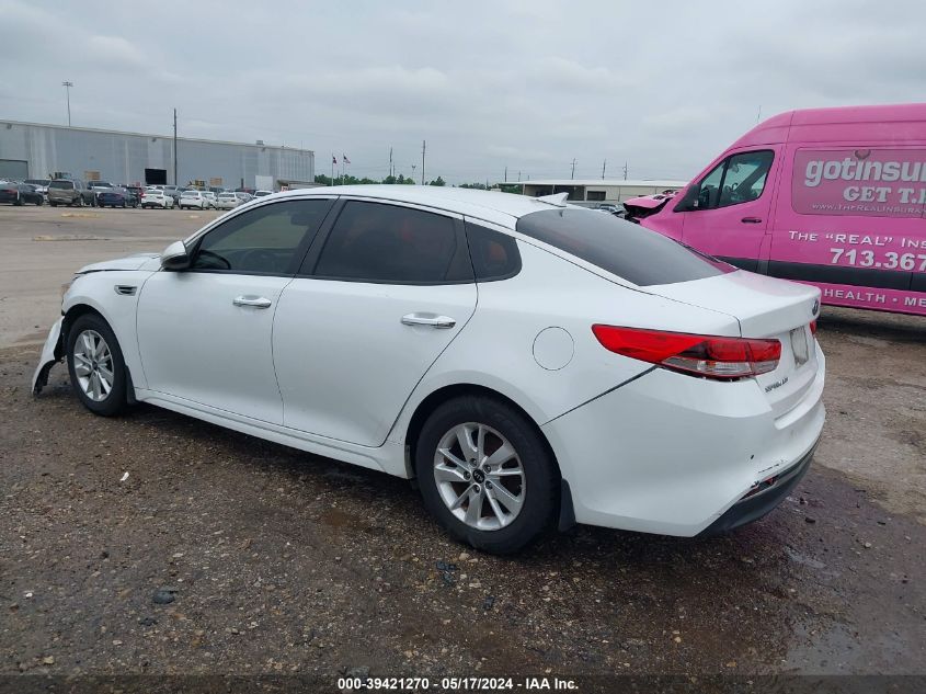 2016 Kia Optima Lx VIN: 5XXGT4L33GG094399 Lot: 39421270