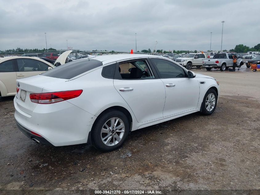 2016 Kia Optima Lx VIN: 5XXGT4L33GG094399 Lot: 39421270