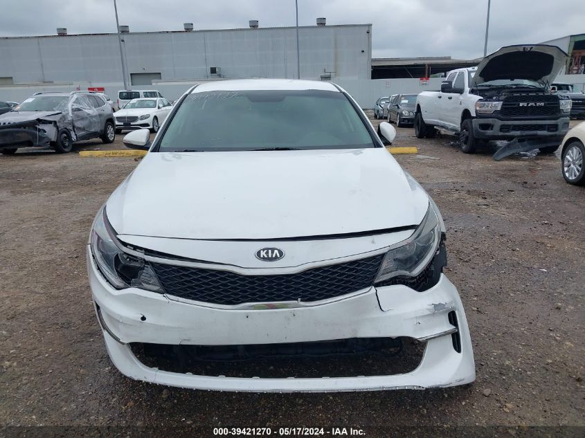 2016 Kia Optima Lx VIN: 5XXGT4L33GG094399 Lot: 39421270