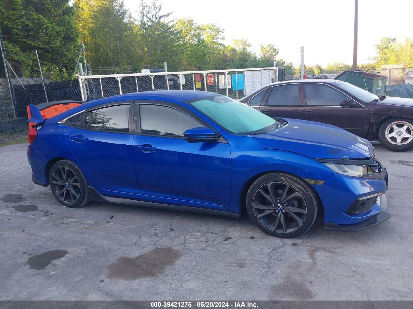 2019 Honda Civic Sport VIN: 2HGFC2F82KH500994 Lot: 39421275