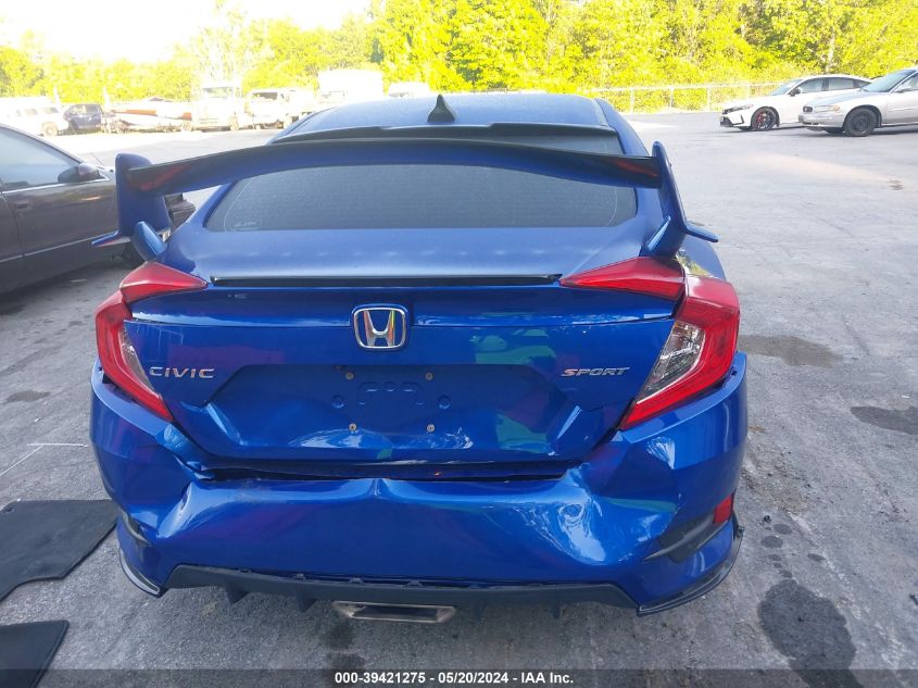 2019 Honda Civic Sport VIN: 2HGFC2F82KH500994 Lot: 39421275