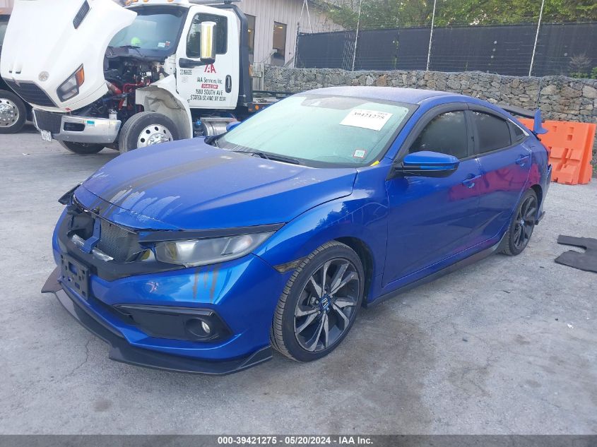 2019 Honda Civic Sport VIN: 2HGFC2F82KH500994 Lot: 39421275