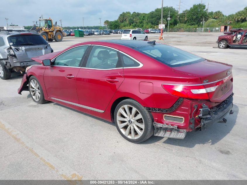 2016 Hyundai Azera Limited VIN: KMHFH4JG2GA559832 Lot: 39421283