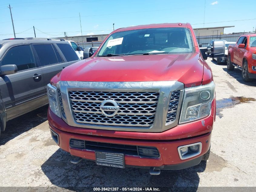 2016 Nissan Titan Xd Platinum Reserve Diesel VIN: 1N6BA1F43GN505899 Lot: 39421287