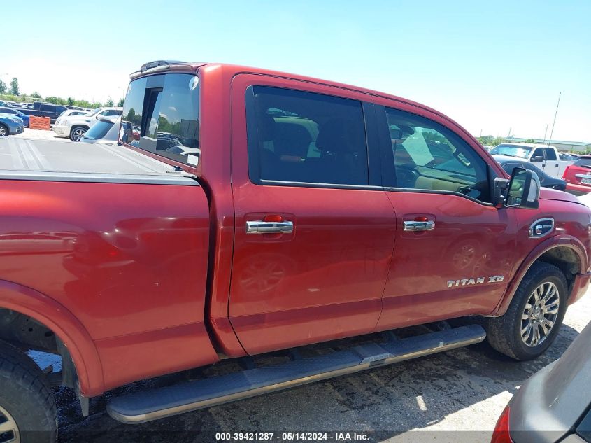 2016 Nissan Titan Xd Platinum Reserve Diesel VIN: 1N6BA1F43GN505899 Lot: 39421287