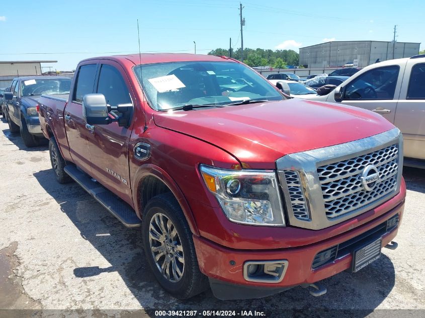 2016 Nissan Titan Xd Platinum Reserve Diesel VIN: 1N6BA1F43GN505899 Lot: 39421287