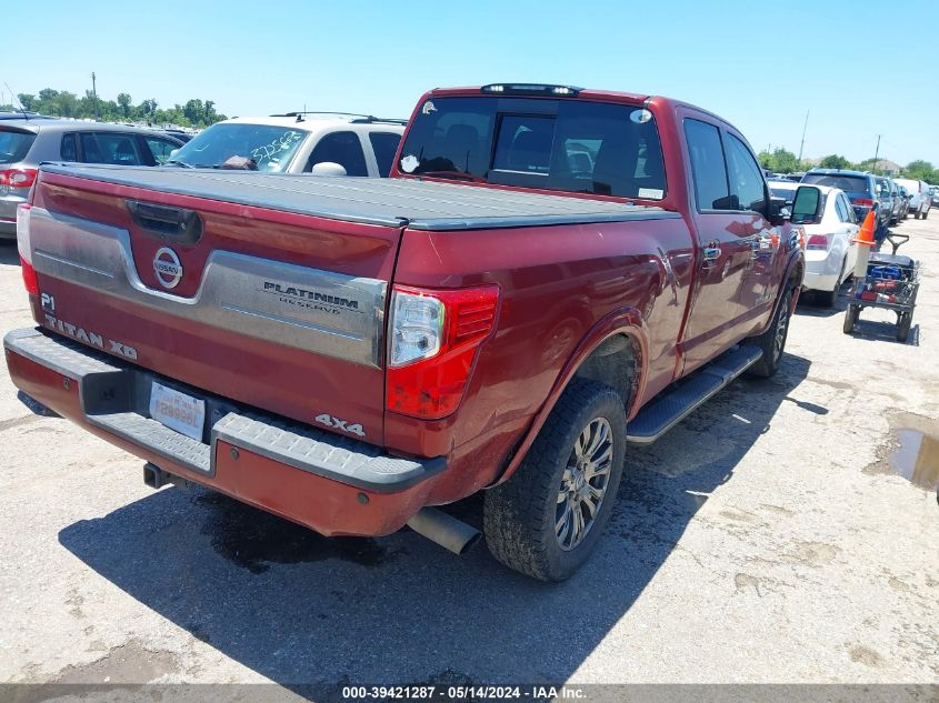 2016 Nissan Titan Xd Platinum Reserve Diesel VIN: 1N6BA1F43GN505899 Lot: 39421287