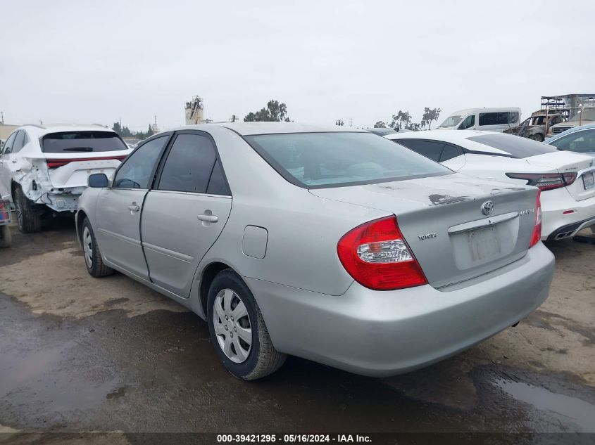 2004 Toyota Camry Le VIN: 4T1BE32K94U892088 Lot: 39421295