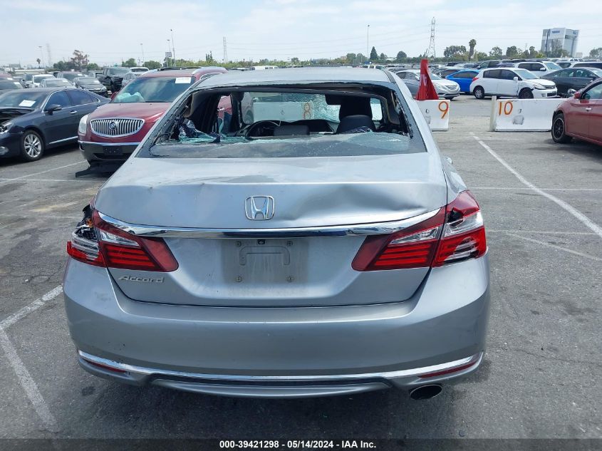 2016 Honda Accord Lx VIN: 1HGCR2F37GA079544 Lot: 39421298