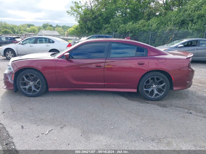 2019 Dodge Charger R/T Rwd VIN: 2C3CDXCT2KH552702 Lot: 39421307