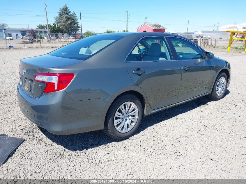 2013 Toyota Camry Le VIN: 4T4BF1FKXDR296540 Lot: 39421309