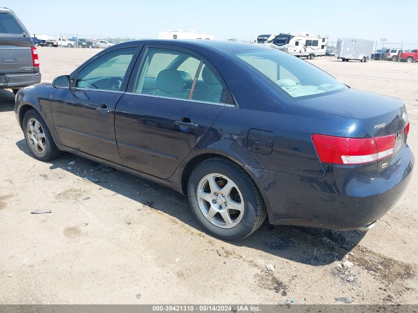 2006 Hyundai Sonata Gls V6/Lx V6 VIN: 5NPEU46F26H143248 Lot: 39421310