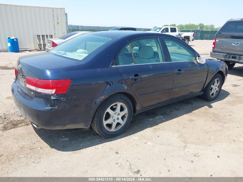 2006 Hyundai Sonata Gls V6/Lx V6 VIN: 5NPEU46F26H143248 Lot: 39421310