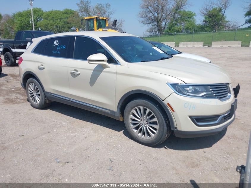 2016 Lincoln Mkx Select VIN: 2LMTJ8KRXGBL71714 Lot: 39421311