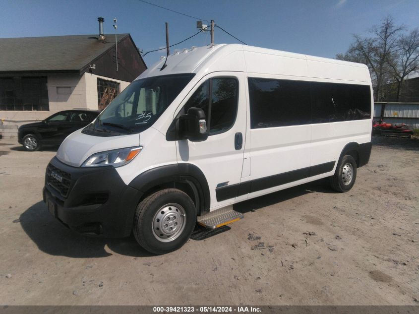 2023 Ram Promaster 2500 Window Van High Roof 159 Wb VIN: 3C6LRVPG7PE550498 Lot: 39421323