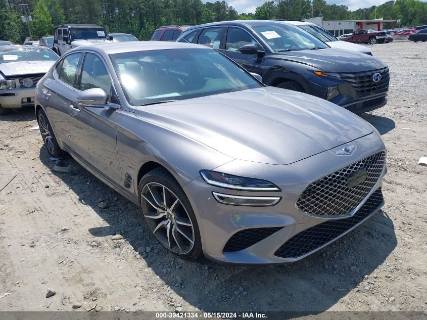 2023 Genesis G70 2.0T Awd VIN: KMTG34TA1PU127037 Lot: 39421334