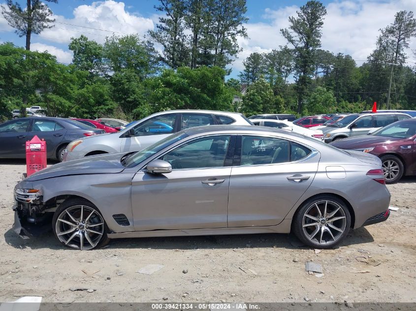 2023 Genesis G70 2.0T Awd VIN: KMTG34TA1PU127037 Lot: 39421334