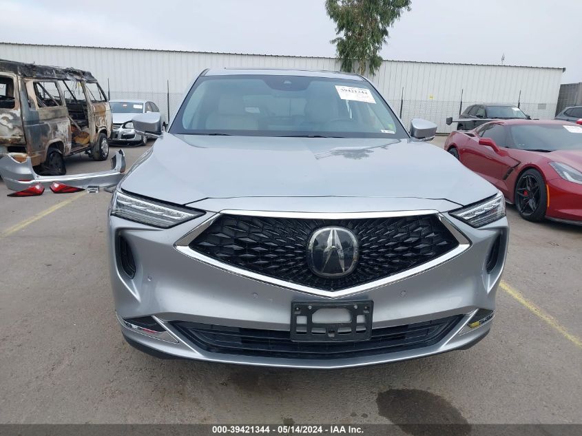 2022 Acura Mdx Technology Package VIN: 5J8YD9H49NL003943 Lot: 39421344