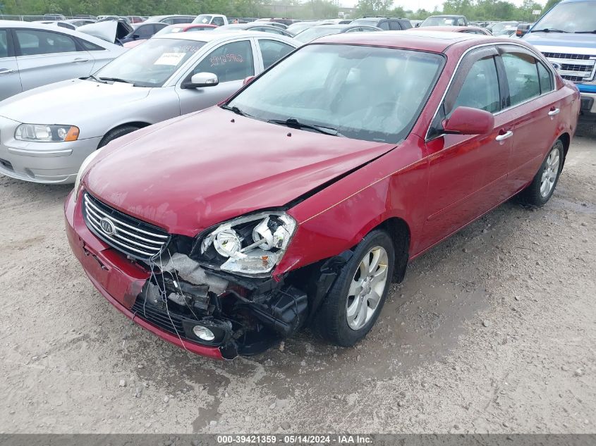 KNAGE124285171978 2008 Kia Optima Ex V6