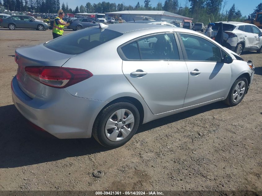 2017 Kia Forte Lx VIN: 3KPFK4A7XHE149641 Lot: 39421361