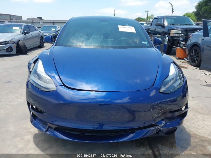 2022 Tesla Model 3 Performance Dual Motor All-Wheel Drive VIN: 5YJ3E1EC5NF152890 Lot: 39421371