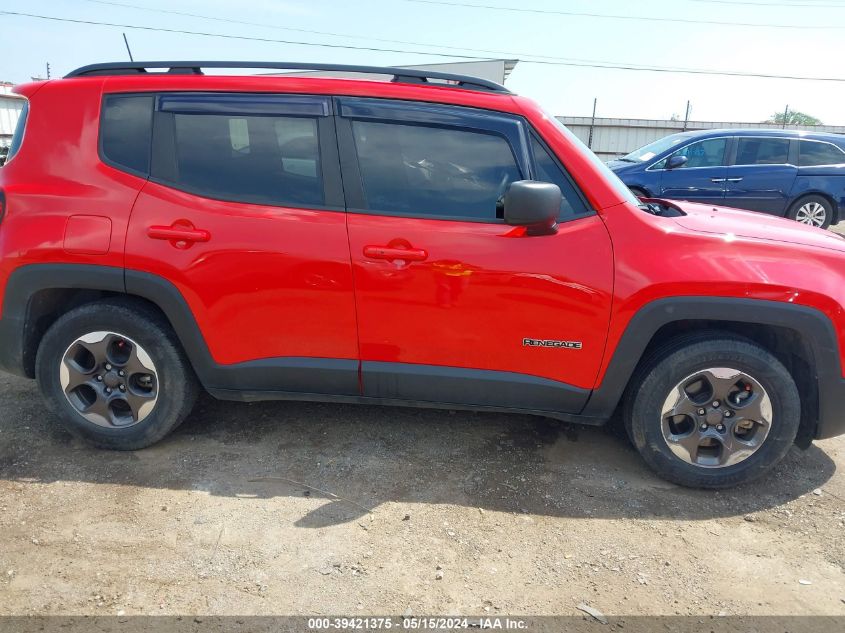 2017 Jeep Renegade Sport Fwd VIN: ZACCJAAB4HPF77930 Lot: 39421375