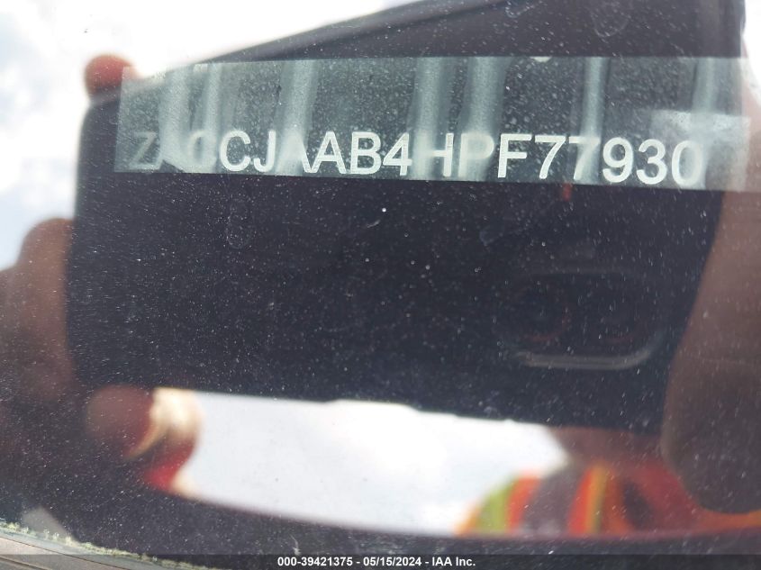 2017 JEEP RENEGADE SPORT FWD - ZACCJAAB4HPF77930