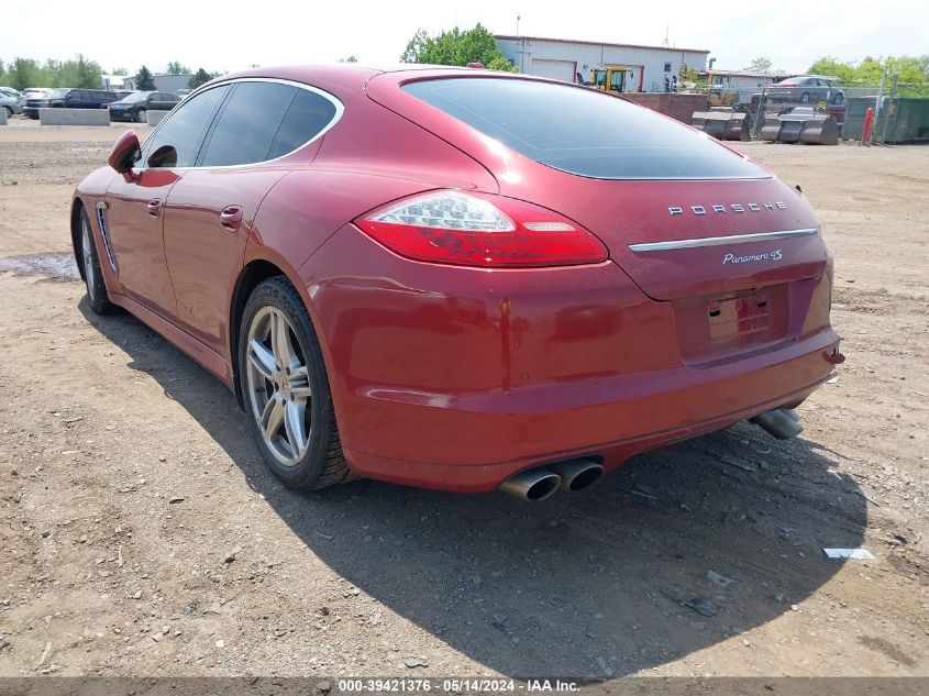 2013 Porsche Panamera 4S VIN: WP0AB2A77DL060707 Lot: 39421376