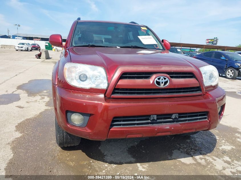 2007 Toyota 4Runner Limited V6 VIN: JTEZU17R478091464 Lot: 39421399