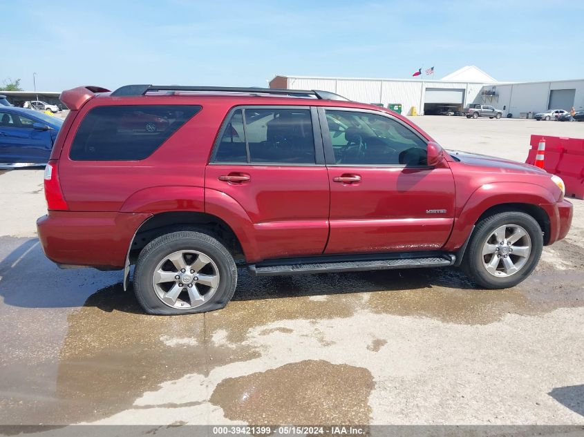 2007 Toyota 4Runner Limited V6 VIN: JTEZU17R478091464 Lot: 39421399