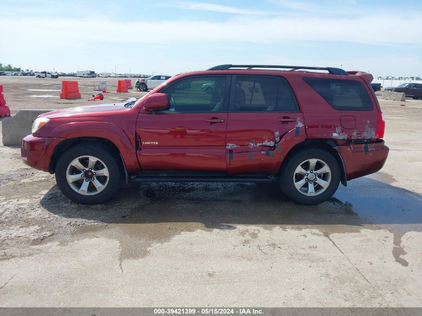 2007 Toyota 4Runner Limited V6 VIN: JTEZU17R478091464 Lot: 39421399