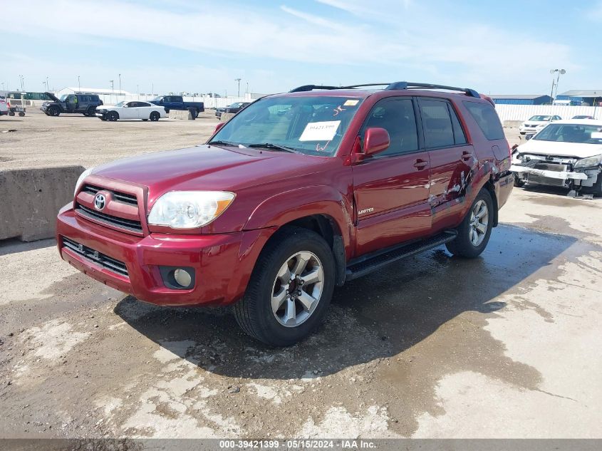 2007 Toyota 4Runner Limited V6 VIN: JTEZU17R478091464 Lot: 39421399