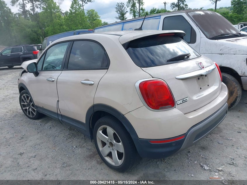 2016 Fiat 500X Trekking Plus VIN: ZFBCFXET8GP408421 Lot: 39421415