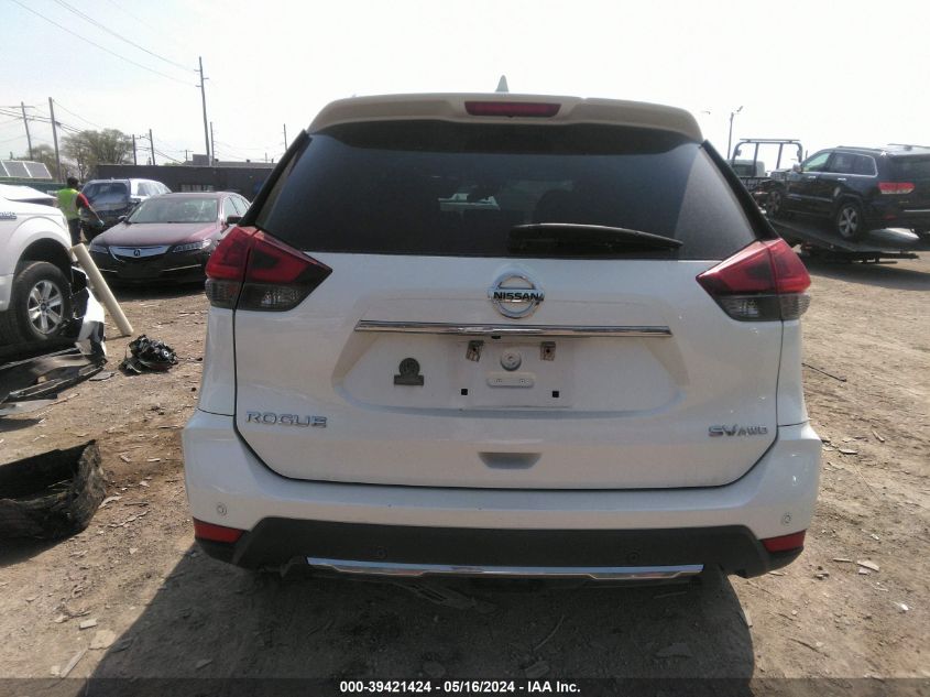 2019 Nissan Rogue Sv VIN: 5N1AT2MV0KC704211 Lot: 39421424