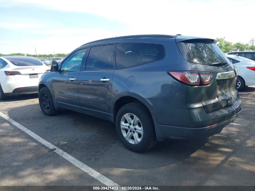 2013 Chevrolet Traverse Ls VIN: 1GNKRFED3DJ121027 Lot: 39421432