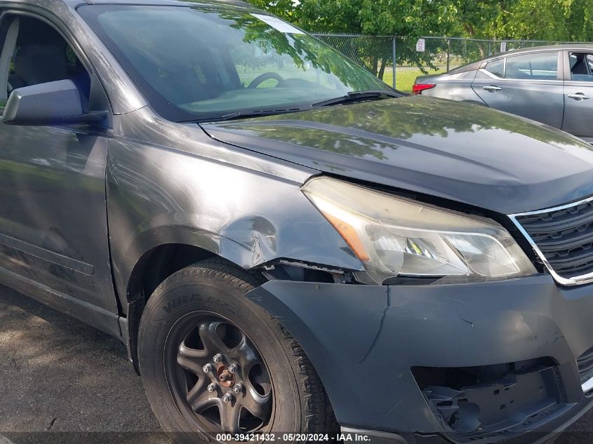 2013 Chevrolet Traverse Ls VIN: 1GNKRFED3DJ121027 Lot: 39421432