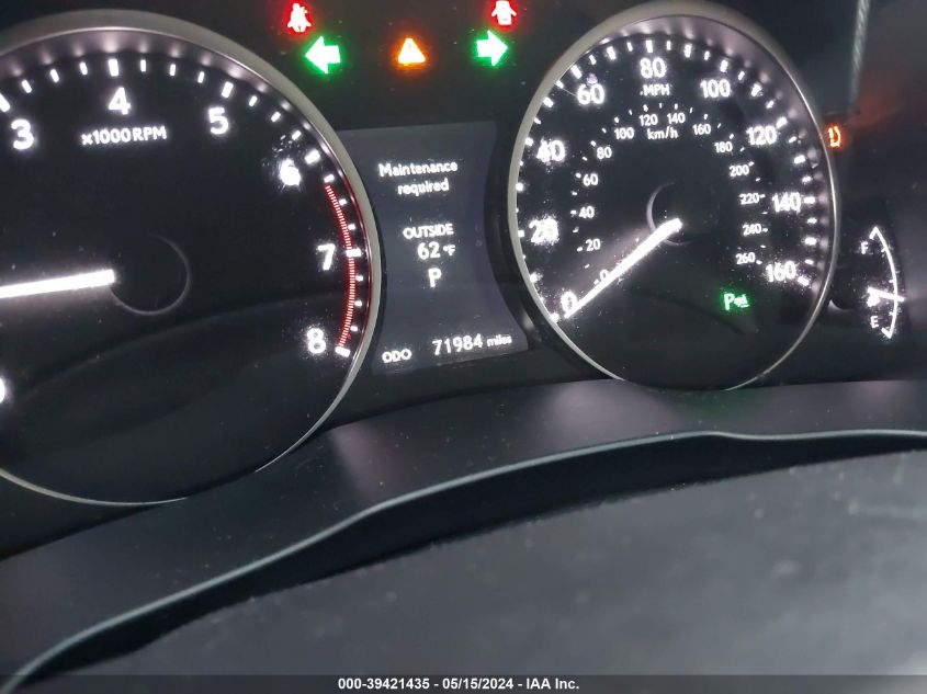 2014 Lexus Es 350 VIN: JTHBK1GG7E2134252 Lot: 39421435