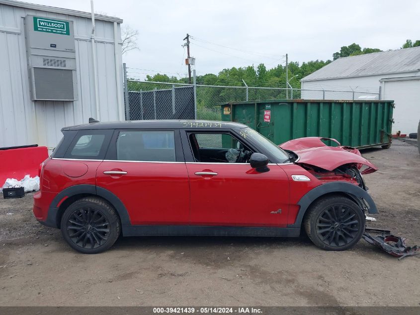 2017 Mini Cooper S Clubman All4 VIN: WMWLU5C52H2E82458 Lot: 39421439