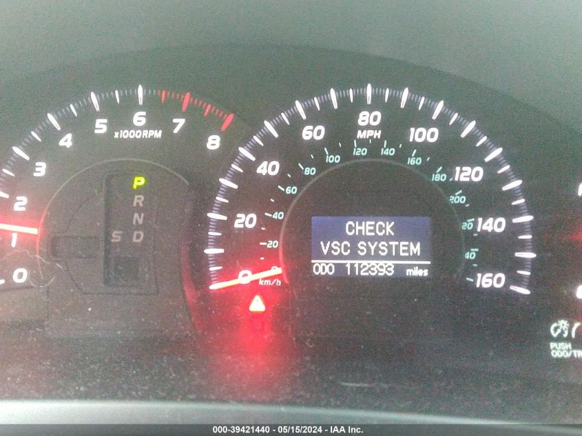 2007 Toyota Camry Xle V6 VIN: JTNBK46K073016965 Lot: 39421440