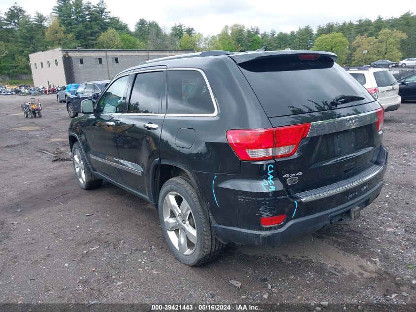 2013 Jeep Grand Cherokee Overland Summit VIN: 1C4RJFCG7DC566631 Lot: 39421443