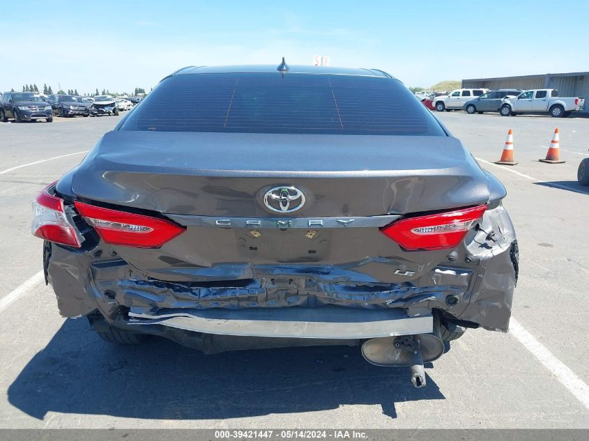 2019 Toyota Camry Le VIN: 4T1B11HK6KU252327 Lot: 39421447