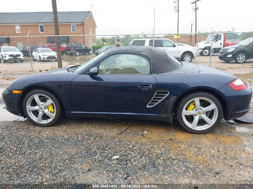 2008 Porsche Boxster VIN: WP0CA29838U710142 Lot: 39421450