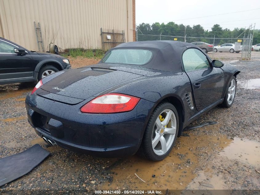 2008 Porsche Boxster VIN: WP0CA29838U710142 Lot: 39421450