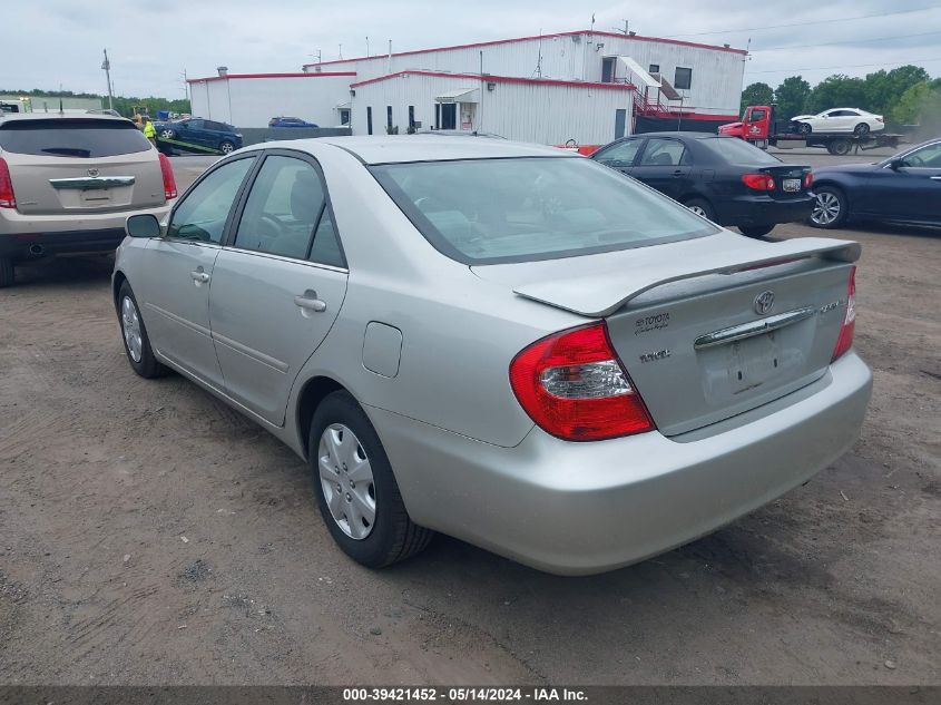 2002 Toyota Camry Le VIN: 4T1BE32K12U059270 Lot: 39421452