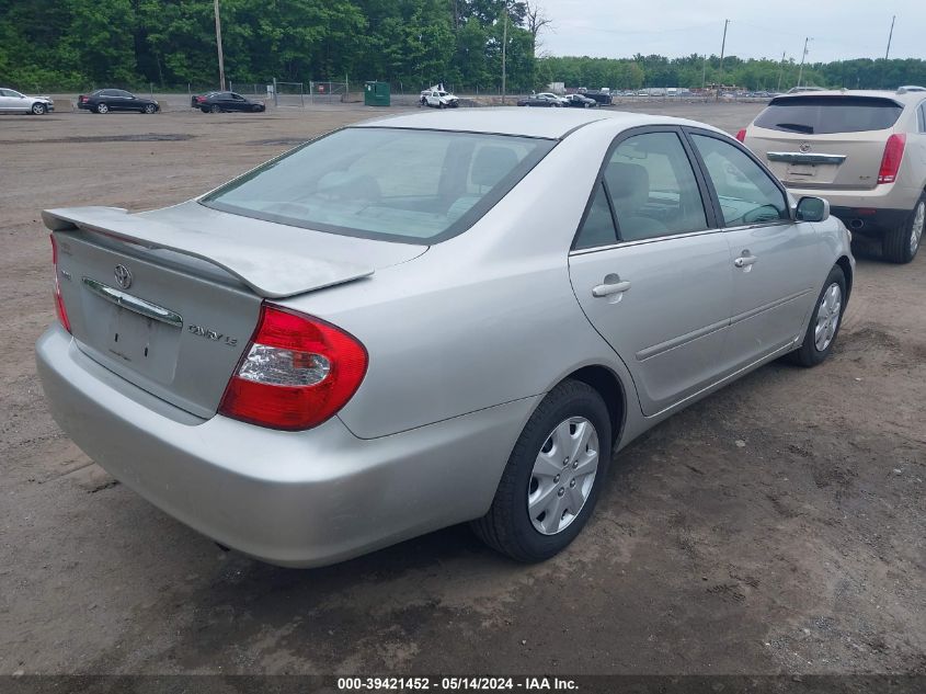 2002 Toyota Camry Le VIN: 4T1BE32K12U059270 Lot: 39421452