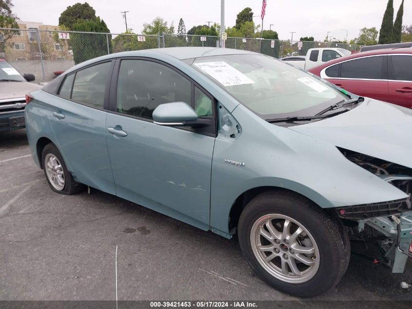 2022 Toyota Prius L VIN: JTDKAMFU6N3188472 Lot: 39421453