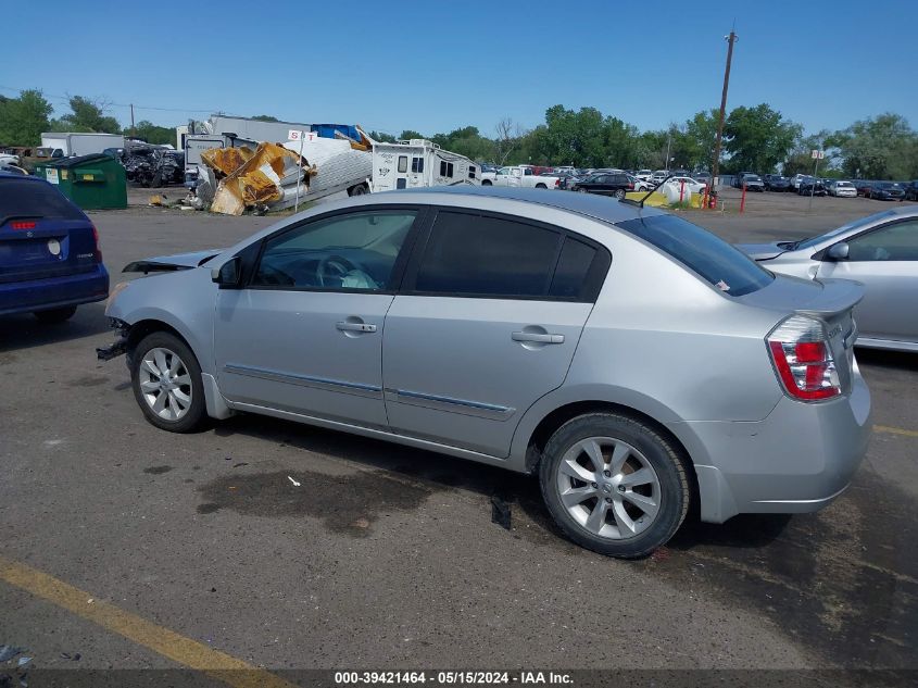 2012 Nissan Sentra 2.0 Sl VIN: 3N1AB6AP1CL736632 Lot: 39421464